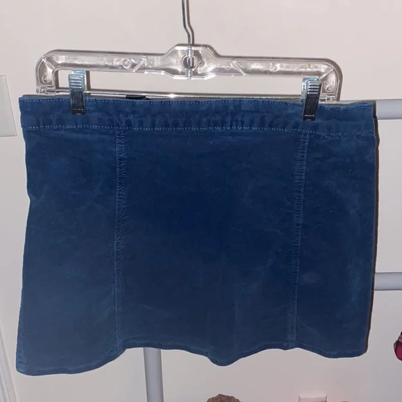 Altered State Blue Corduroy Skirt - Picture 2 of 2